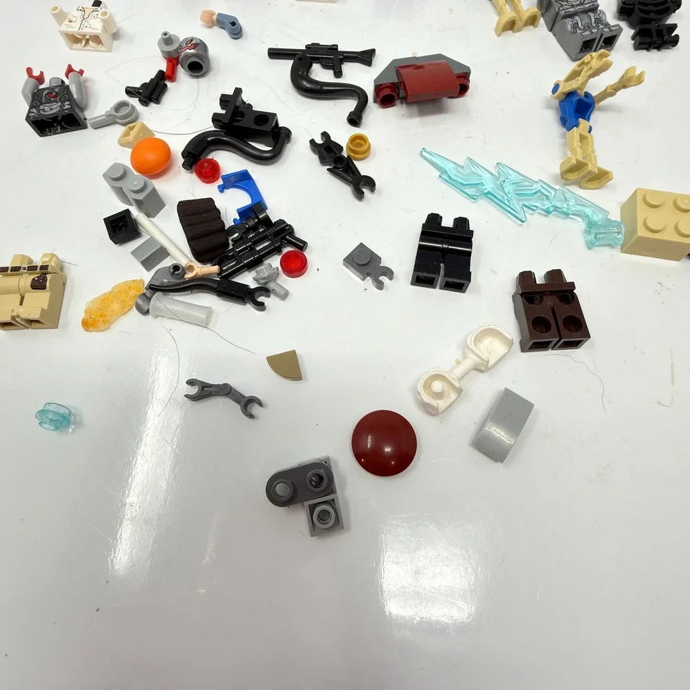LEGO Minifigure Parts Accessories Lot Star Wars Marvel Multicolor Mixed Pieces